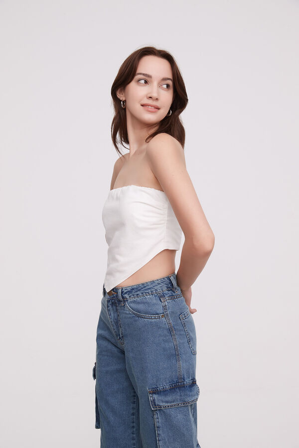 TOPS FUGEN MARFIL  / OFF WHITE image number null
