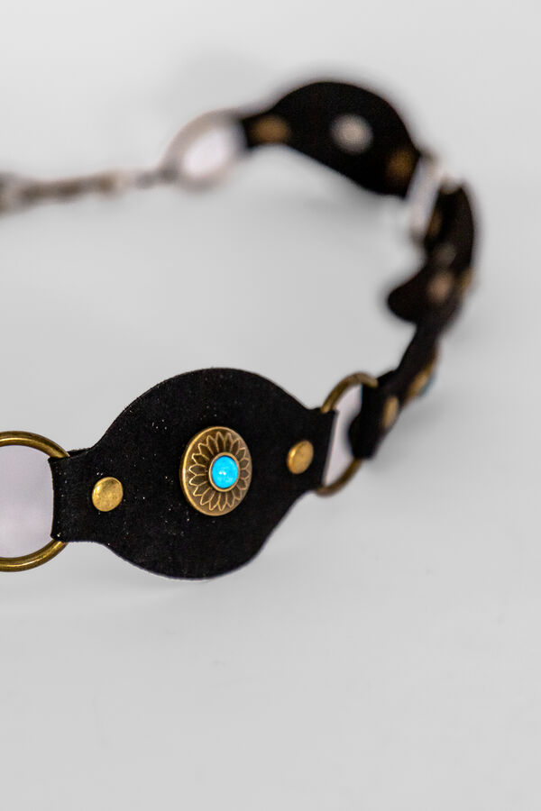 Cinturon Green Stone NEGRO image number null