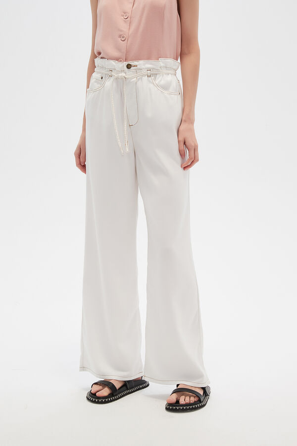 PANTALON RAVON BLANCO image number null