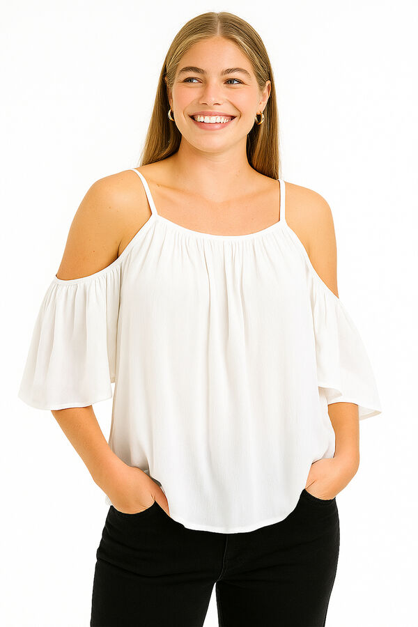 BLUSA OMBE BLANCO image number null