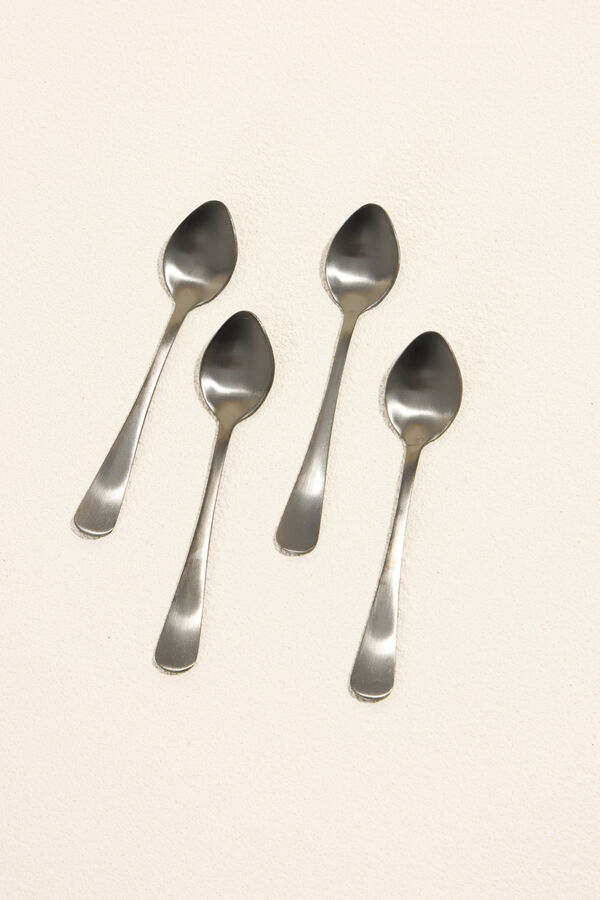 Cuchara para caf&eacute; Olivo Set 4 un. Negro COLOR UNICO image number null