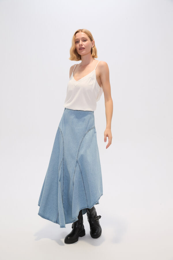 FALDA KUALCA AZUL CLARO image number null