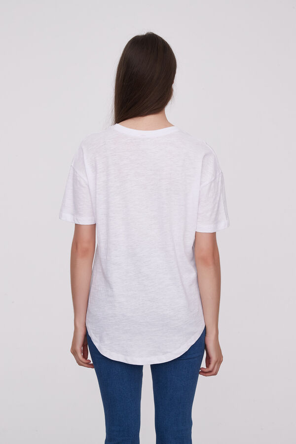 REMERA CHRISTALLINE BLANCO