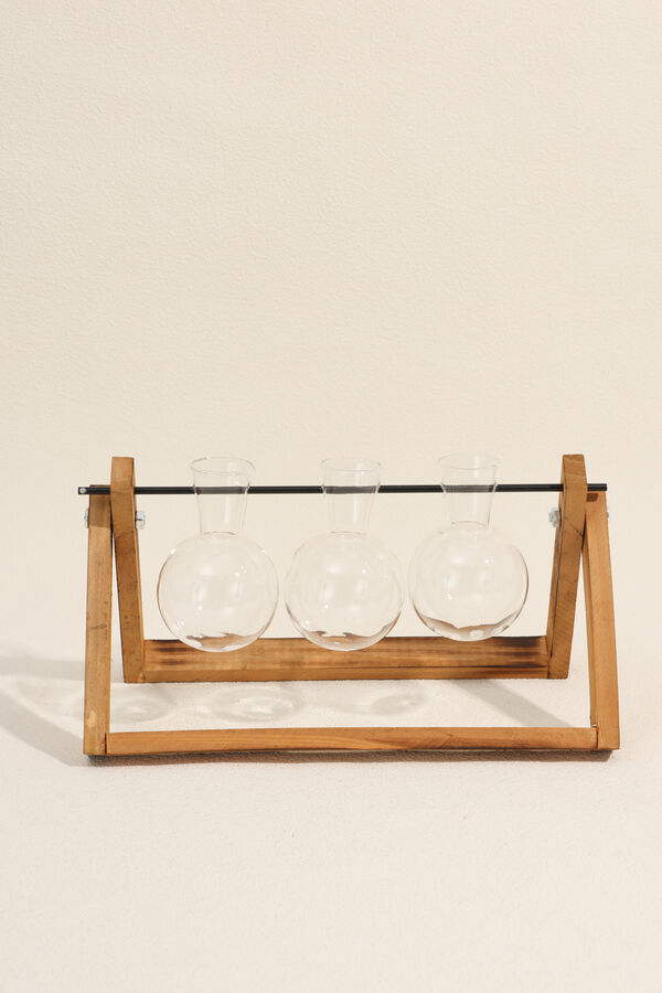 Florero Tubo con Base, 3 COLOR UNICO image number null