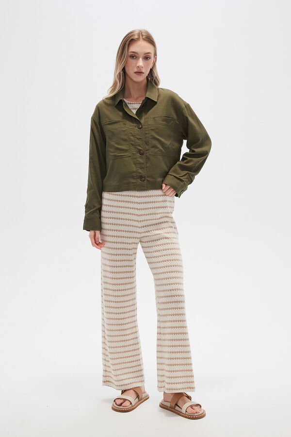 CHAQUETA MINARA VERDE OLIVA OSCURO image number null