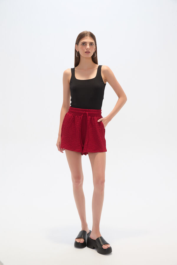 SHORT JUILA BORDEAUX image number null