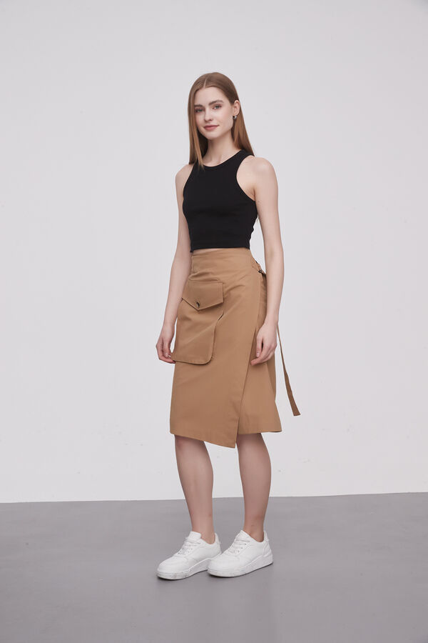 FALDA COPAL BEIGE image number null