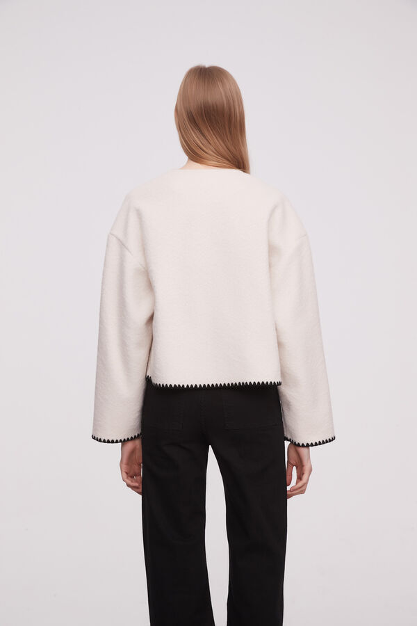 CHAQUETA SHANDIE MARFIL  / OFF WHITE image number null