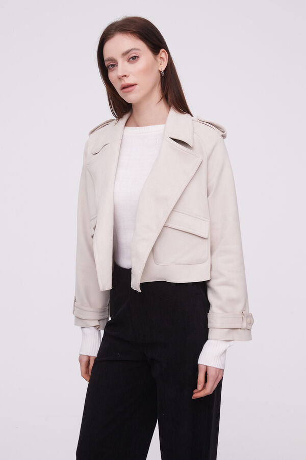 CHAQUETA GUYA CRUDO / NATURAL image number null