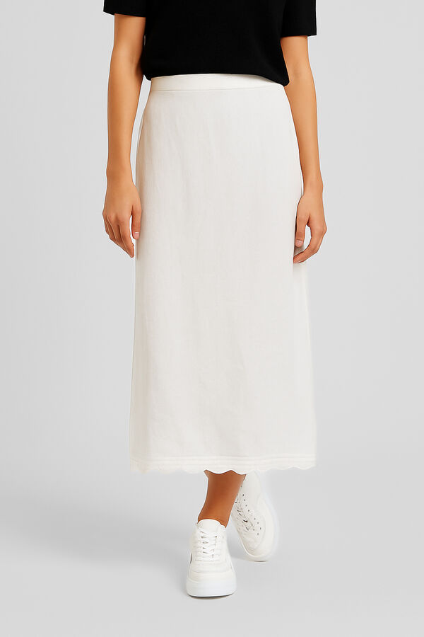 FALDA MALACHITE BLANCO image number null