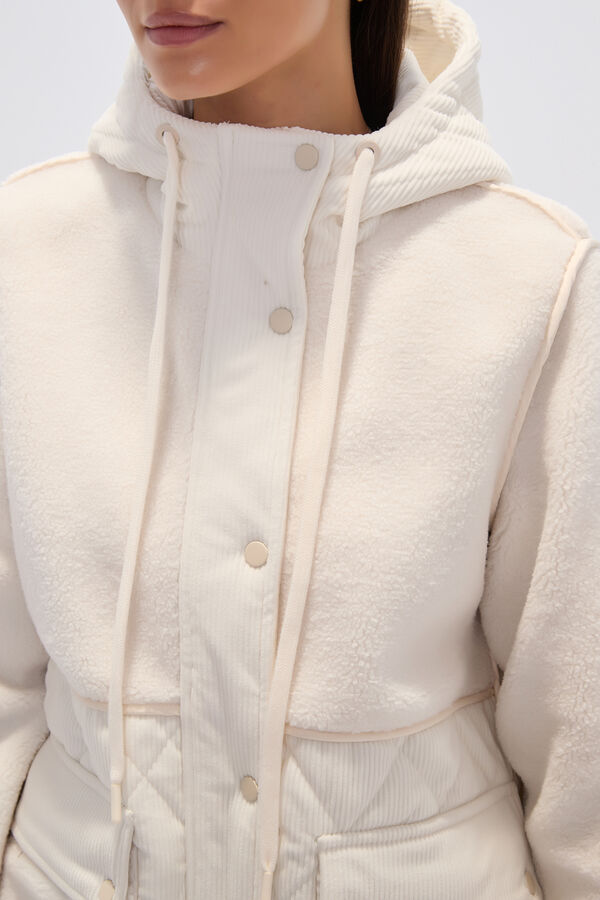 CAMPERA TESSAL MARFIL  / OFF WHITE image number null