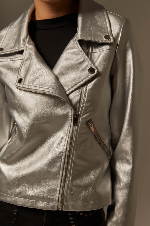 CAMPERA STANGE PLATEADO image number null