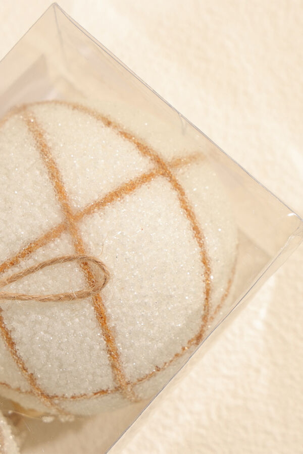 Colgante Esfera Sisal, 8CM mix 3 dise&ntilde;os COLOR UNICO image number null