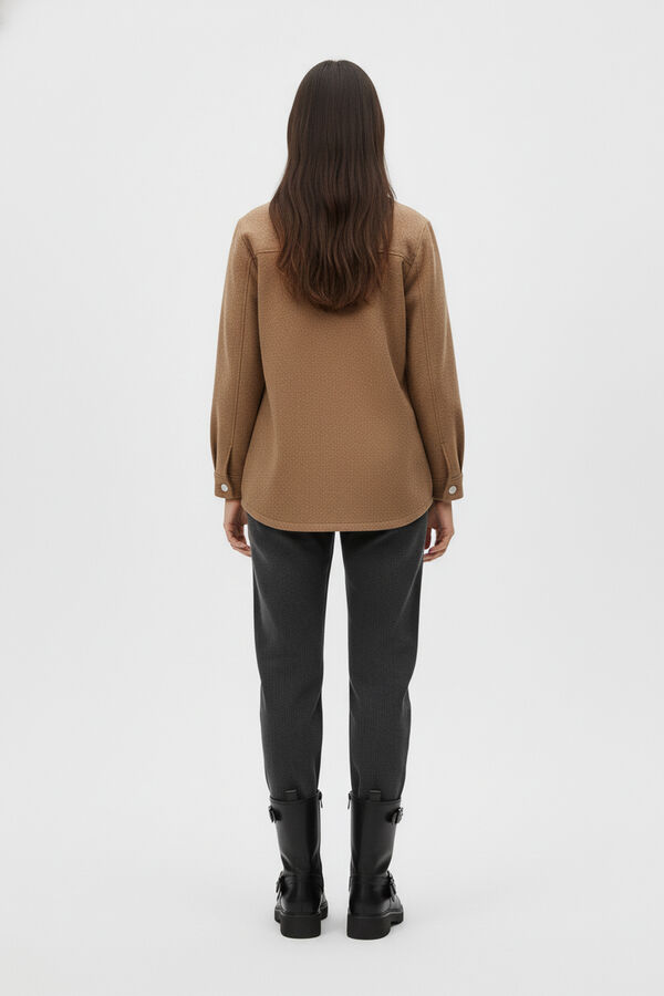 SOBRECAMISA OLIVY TAUPE / MINK / VISON image number null