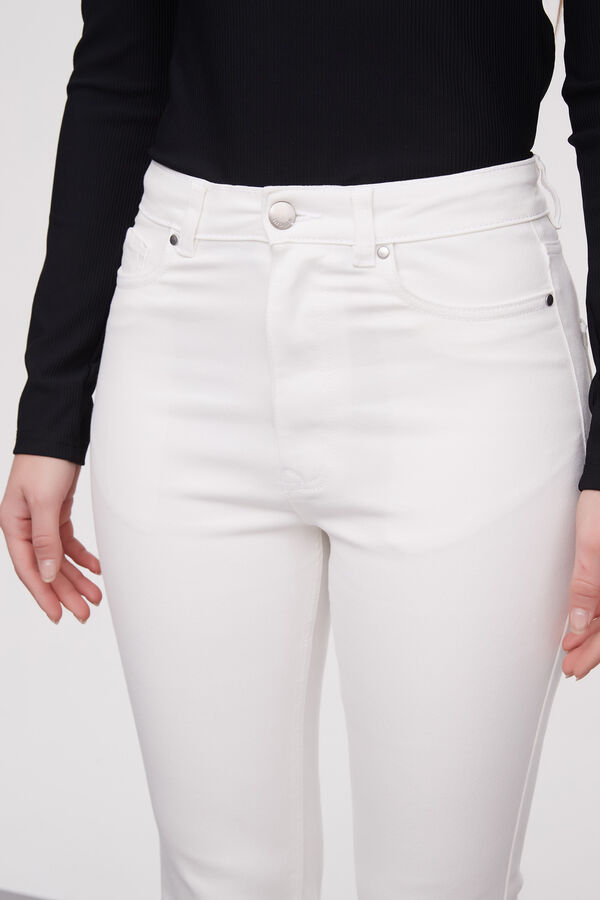 PANTALON COSTORO MARFIL  / OFF WHITE image number null
