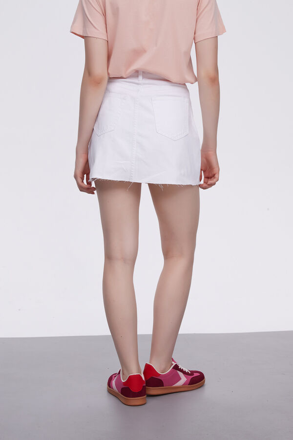 FALDA CHERLA BLANCO image number null