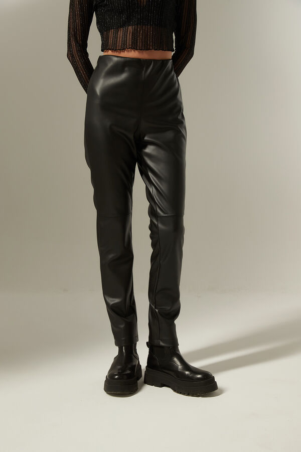 PANTALON RINSE NEGRO image number null