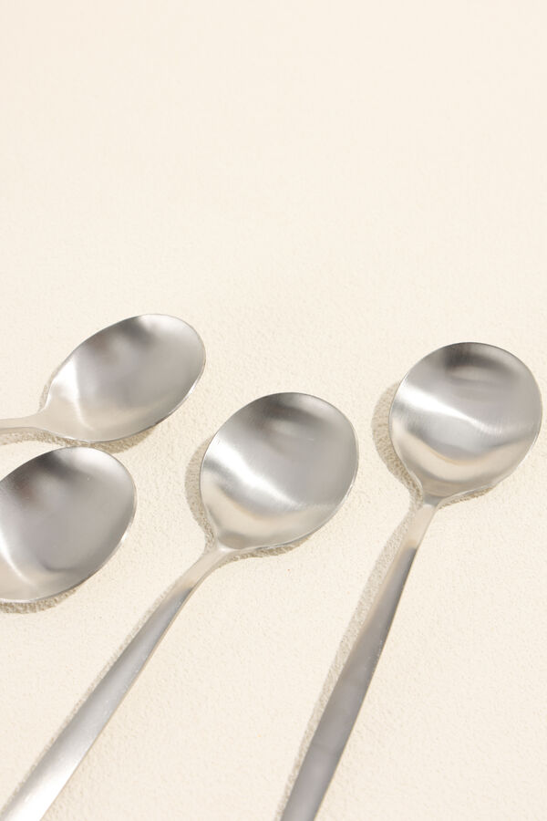 Cuchara Fiordo, Set 4 un. plateado COLOR UNICO image number null