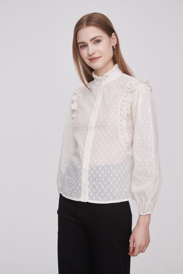 CAMISA DONTCA MARFIL / OFF WHITE