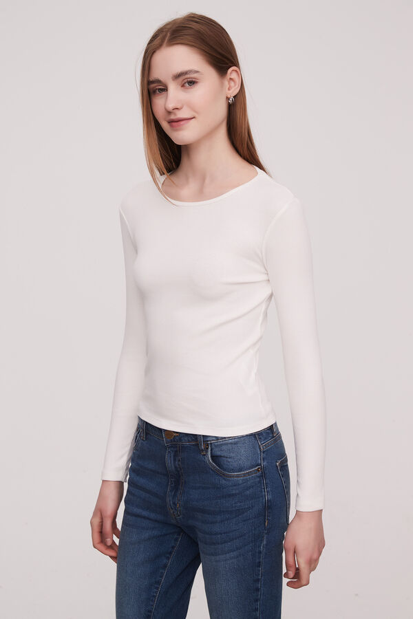 REMERA POLAC MARFIL / OFF WHITE