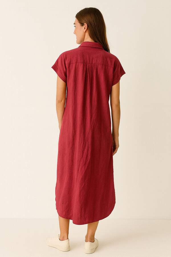 VESTIDO CARIA BORDEAUX CLARO image number null