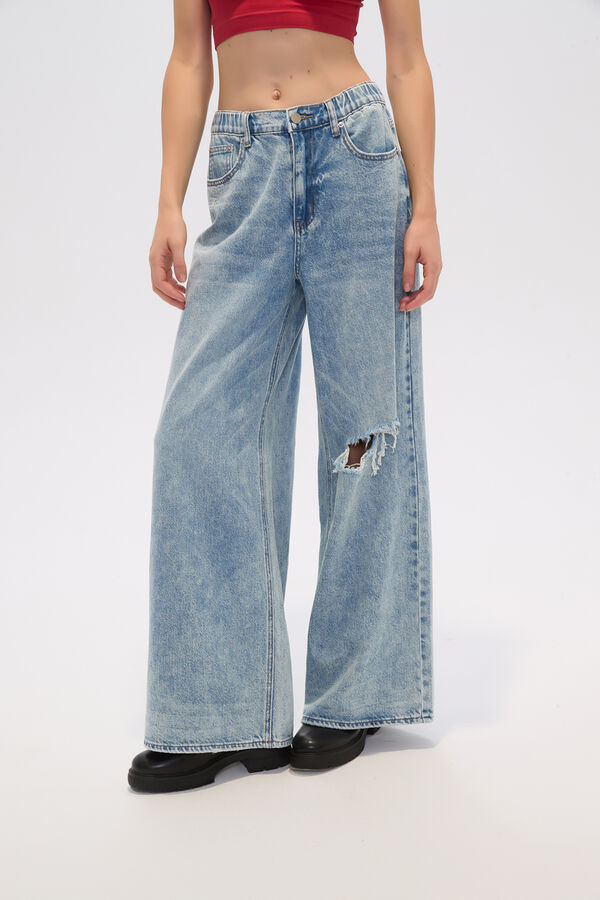 PANTALON BAUSEA CELESTE GRISACEO image number null