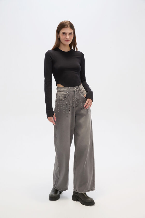 PANTALON ROE GRIS CLARO image number null