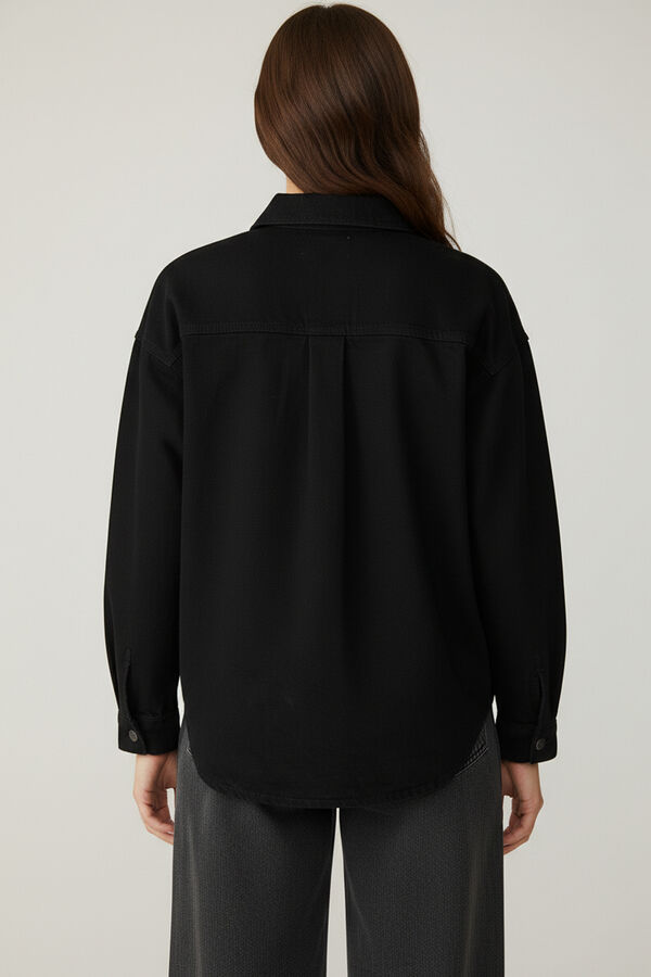 SOBRECAMISA ASTURD NEGRO image number null