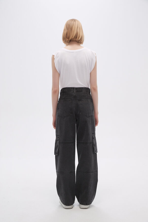 PANTALON APPARAT GRIS OSCURO image number null