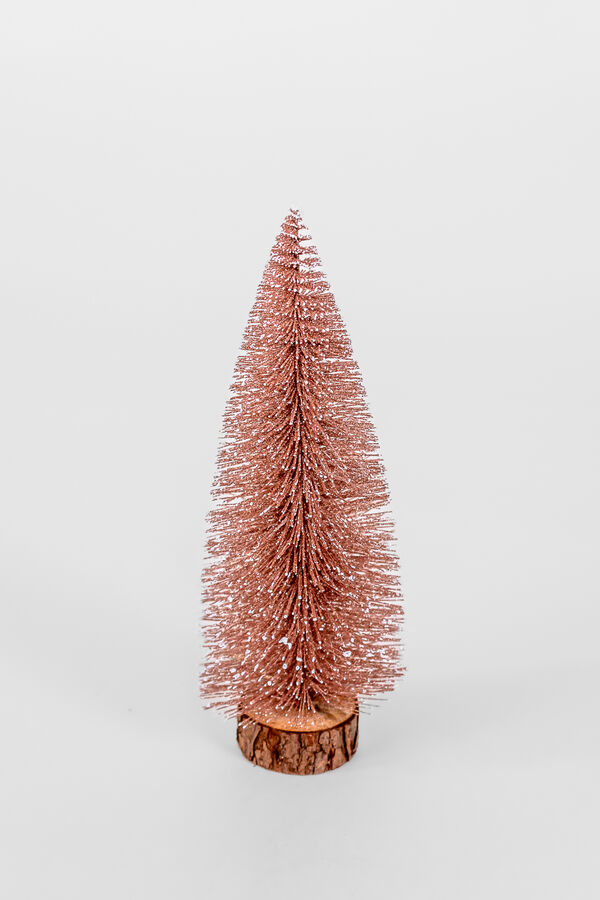 Deco Navidad Pino con Base de Madera CAFE image number null