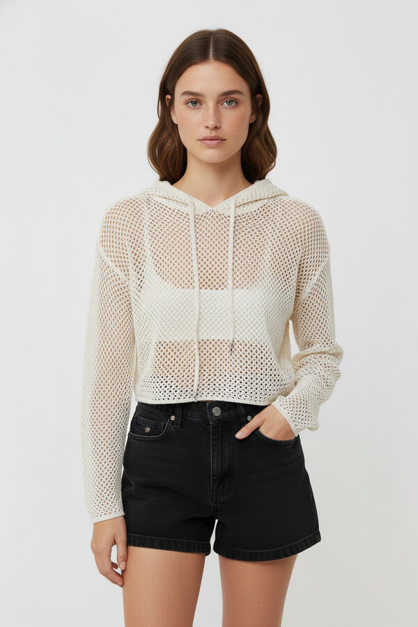 SWEATER PONO BEIGE image number null