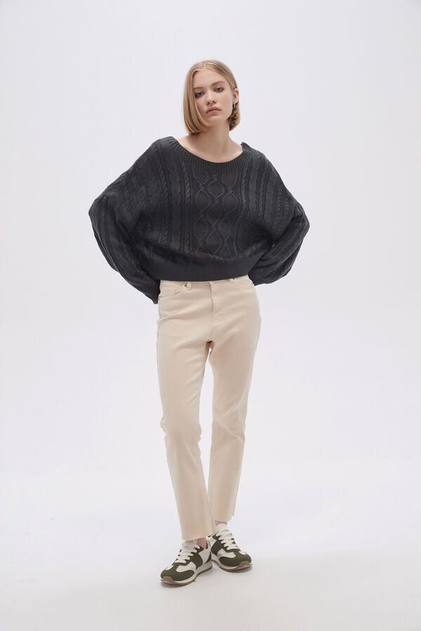 SWEATER VIENTO GRIS TOPO