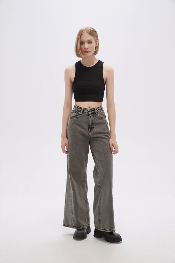 PANTALON TALIPA GRIS MEDIO