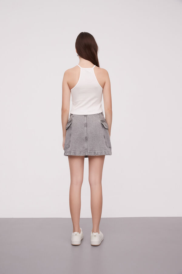 FALDA FINNO GRIS CLARO image number null