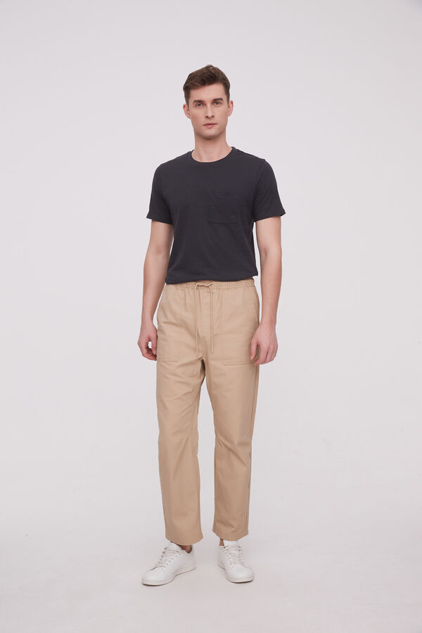 PANTALON CALVELLO BEIGE image number null