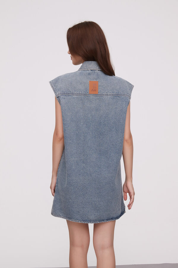 VESTIDO GUMPIN AZUL CLARO image number null