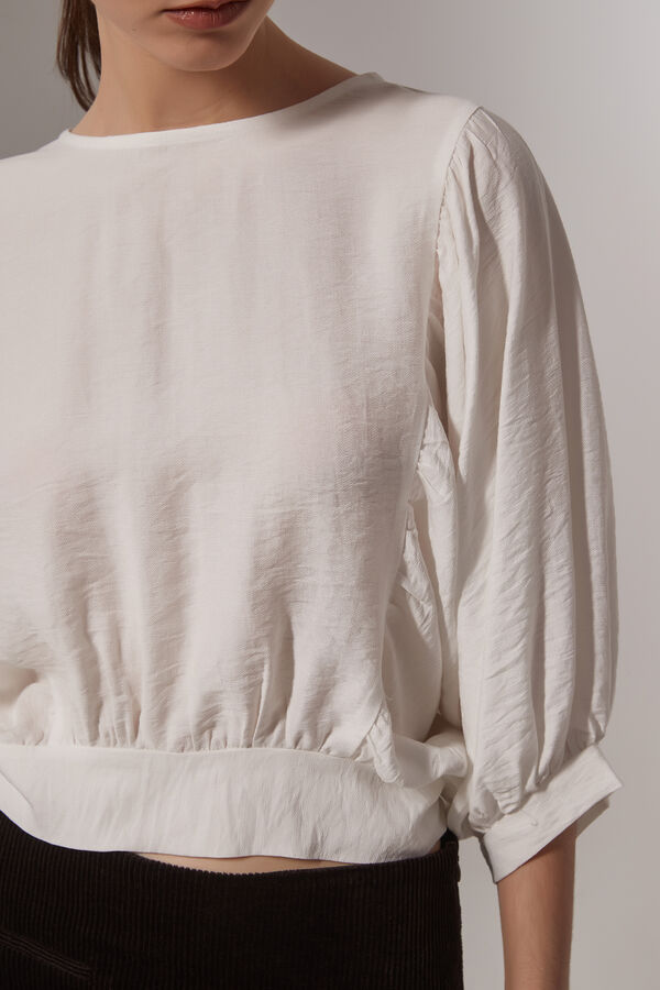 BLUSA ROLAN MARFIL / OFF WHITE