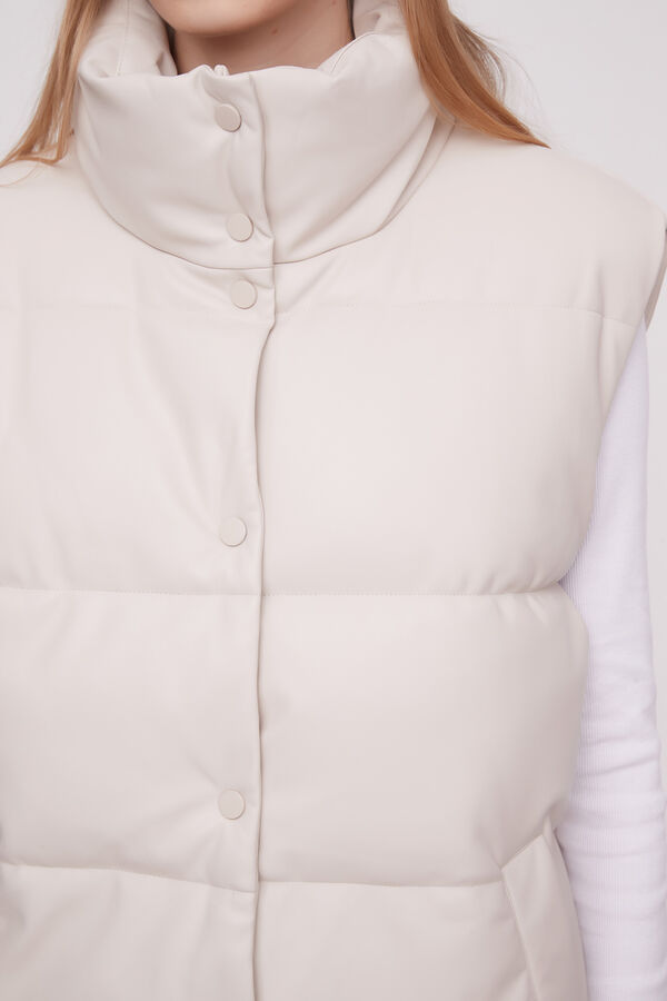 CHALECO KRISTA MARFIL  / OFF WHITE image number null