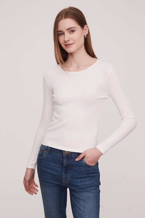 REMERA POLAC MARFIL  / OFF WHITE image number null