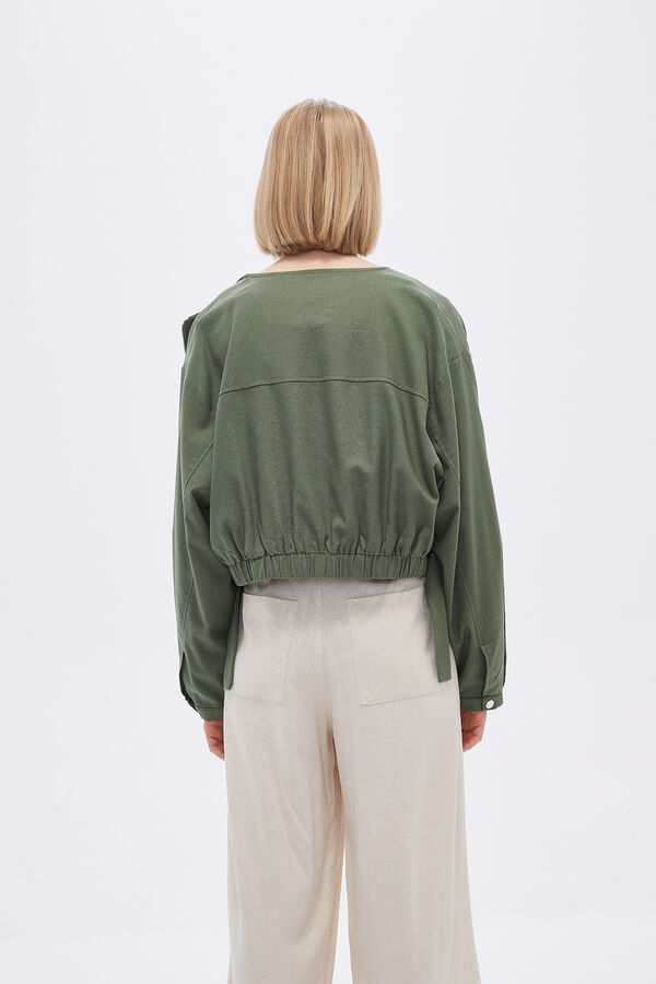 CAMPERA AROLA VERDE OLIVA image number null