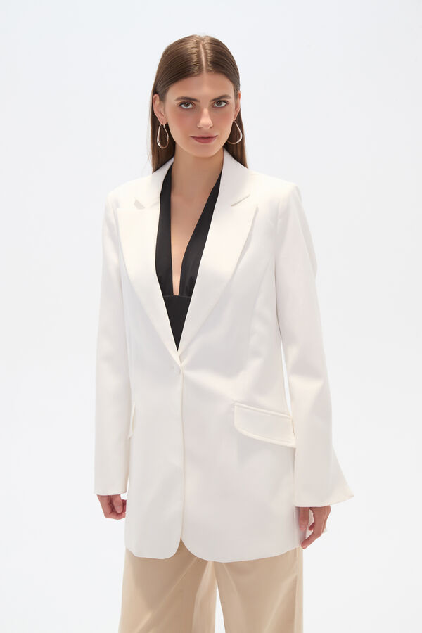 BLAZER JULIET MARFIL  / OFF WHITE image number null