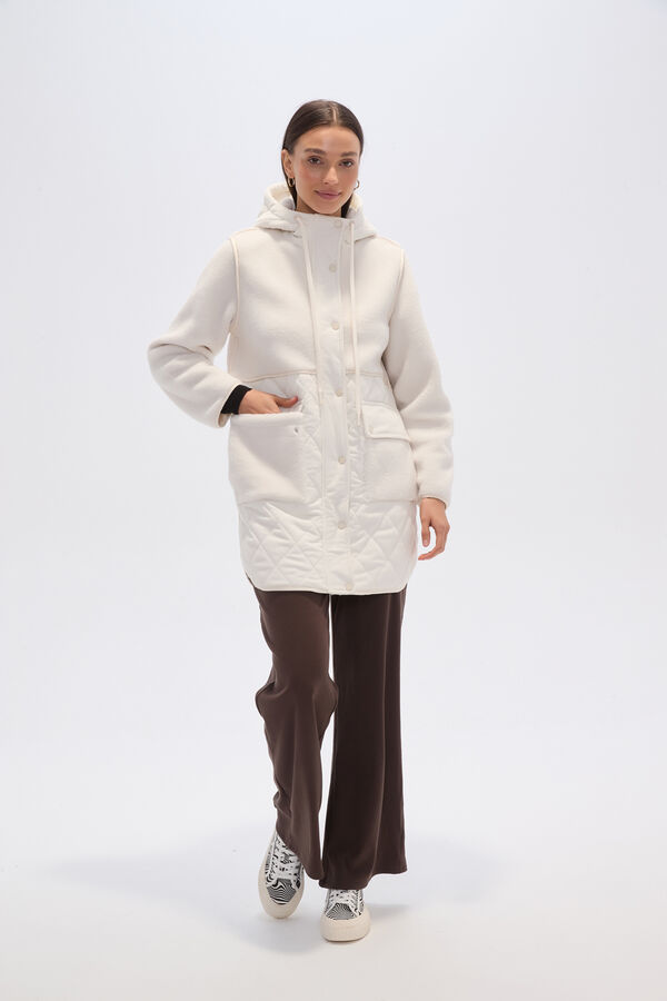 CAMPERA TESSAL MARFIL  / OFF WHITE image number null