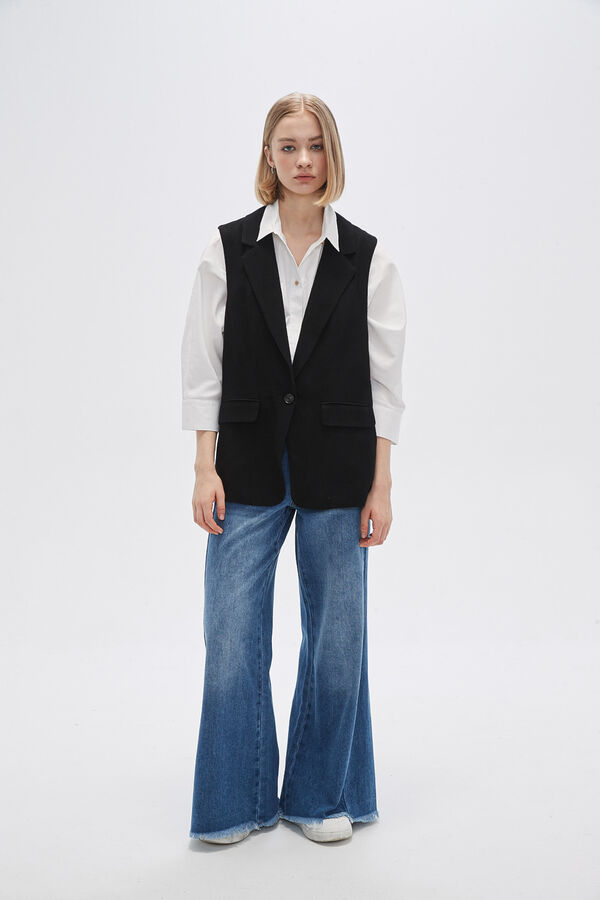 CHALECO RITCHI NEGRO image number null