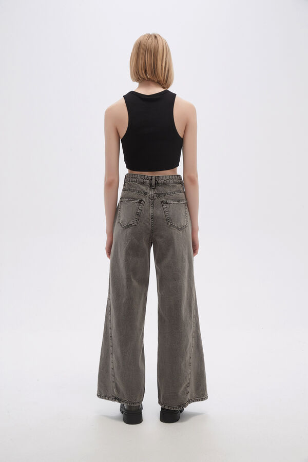 PANTALON TALIPA GRIS MEDIO