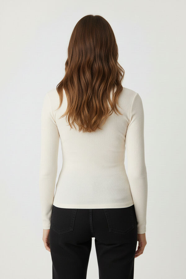 REMERA POLAC MARFIL  / OFF WHITE image number null