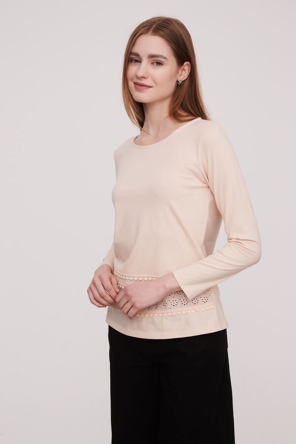 REMERA GIORGIA CREMA image number null