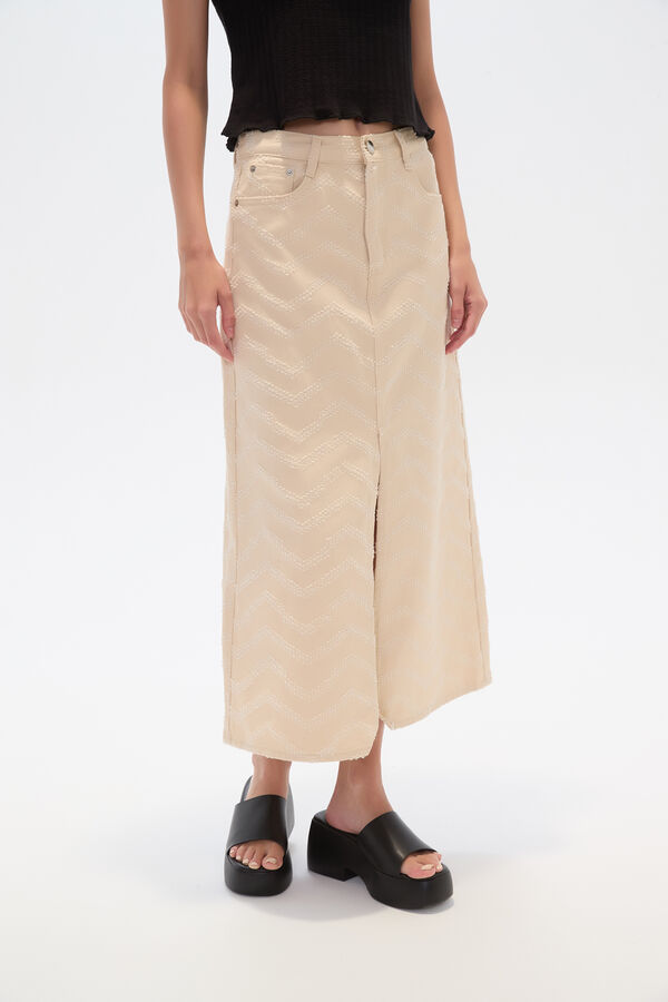 FALDA POLITA CRUDO / NATURAL image number null