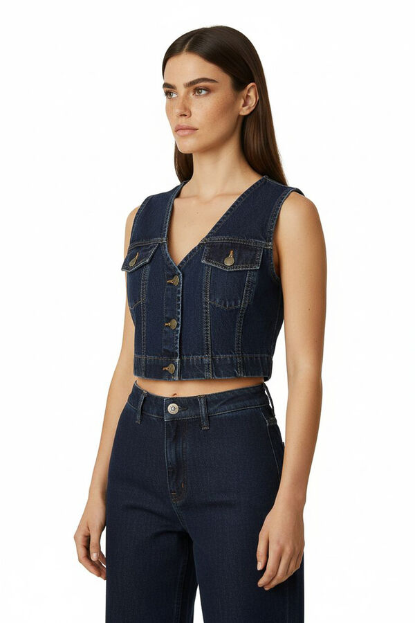 CHALECO ESPELINA AZUL OSCURO image number null