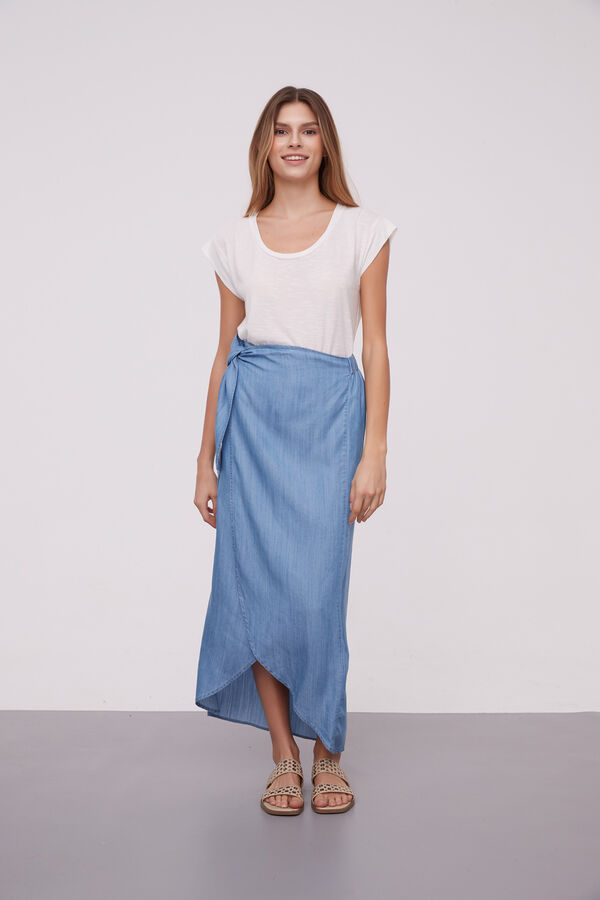 FALDA ESPIR AZUL image number null