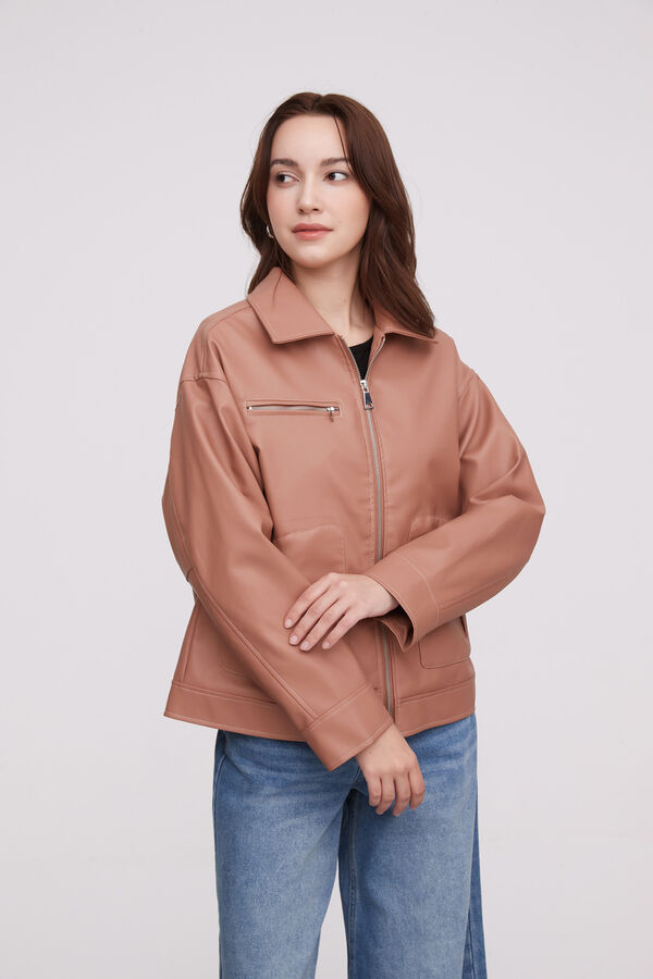 CHAQUETA POROM TOSTADO image number null